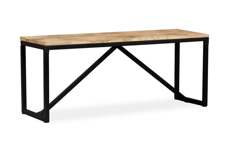 Benk heltre mango 110x35x45 cm - Brun - Møbler - Stoler - Benk