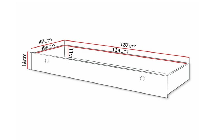 Sängkista Rathmore 137 cm - Hvid - Møbler - Stoler - Benk - Sengebenk