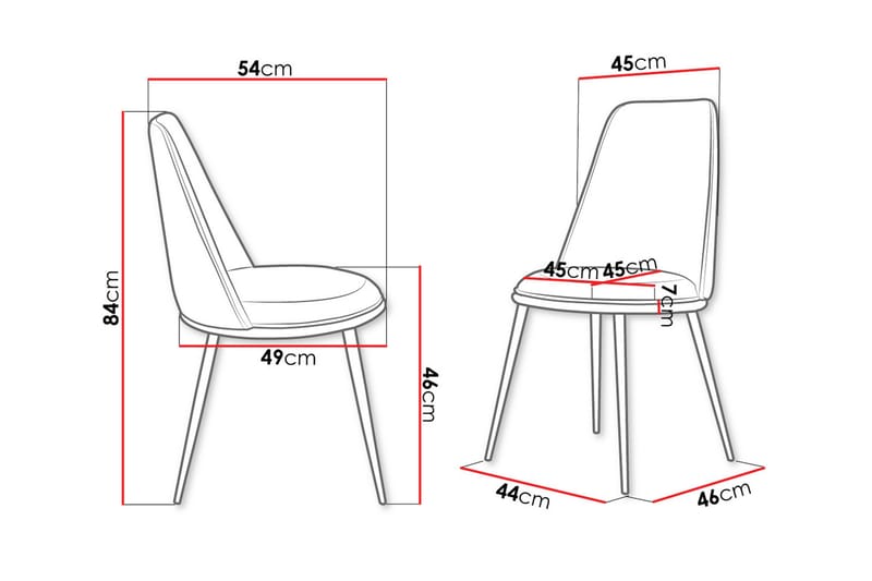 Eliga Spisestol - Beige - Møbler - Stoler - Spisestuestoler & kjøkkenstoler