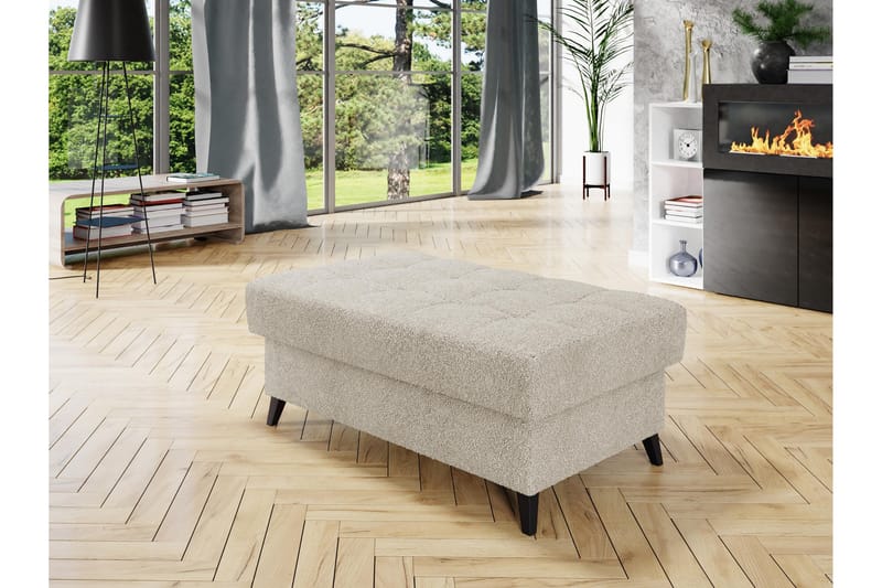 Amshyttan Fotskammel 106 cm - Beige - Møbler - Stoler - Krakk - Fotskammel