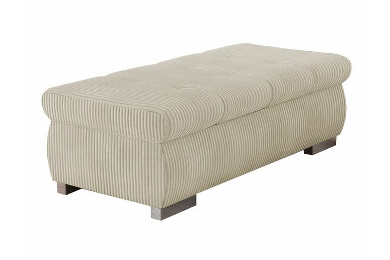 Fotpall Cerys 60 cm - Cream - Møbler - Stoler - Krakk - Fotskammel