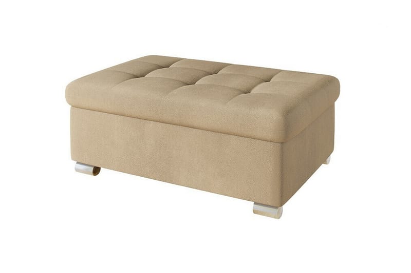 Fotpall Trefor 70 cm - Beige/Lys Beige - Møbler - Stoler - Krakk - Fotskammel