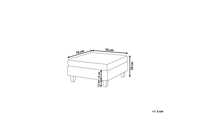 Fotskammel Fevik 76|76 Cm - Møbler - Stoler - Krakk - Fotskammel