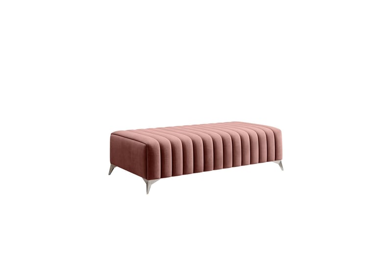 Fotskammel Laucha 132 cm - Rosa - Møbler - Stoler - Krakk - Fotskammel