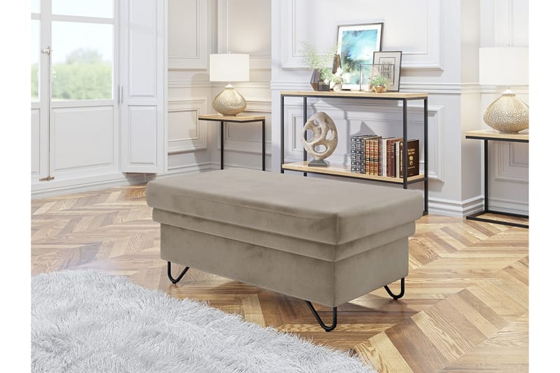 Kollekind Fotskammel 105 cm - Beige - Møbler - Stoler - Krakk - Fotskammel