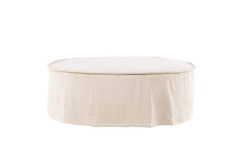 Lindö Puff 101 cm Rund - Beige - Møbler - Stoler - Krakk - Puff