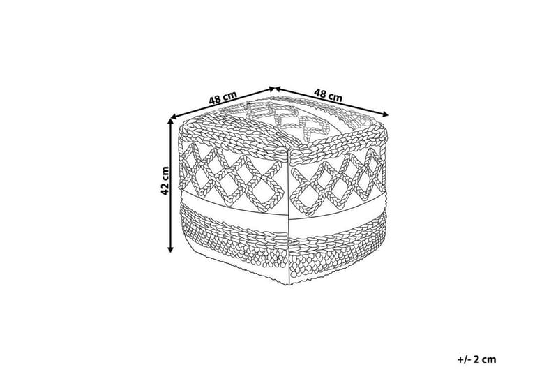 Pouf Sagar 48 Cm - Flerferget - Møbler - Stoler - Krakk - Puff