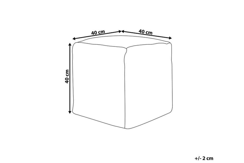 Puff Hirri 40 cm - Oransje - Møbler - Stoler - Krakk - Puff