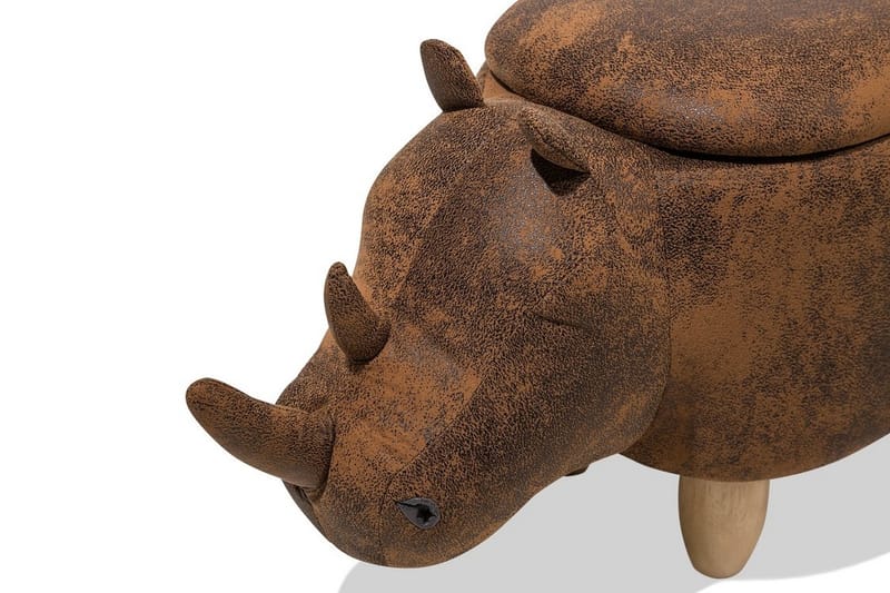 Puff Rhino 60 cm - Brun - Møbler - Stoler - Krakk - Puff