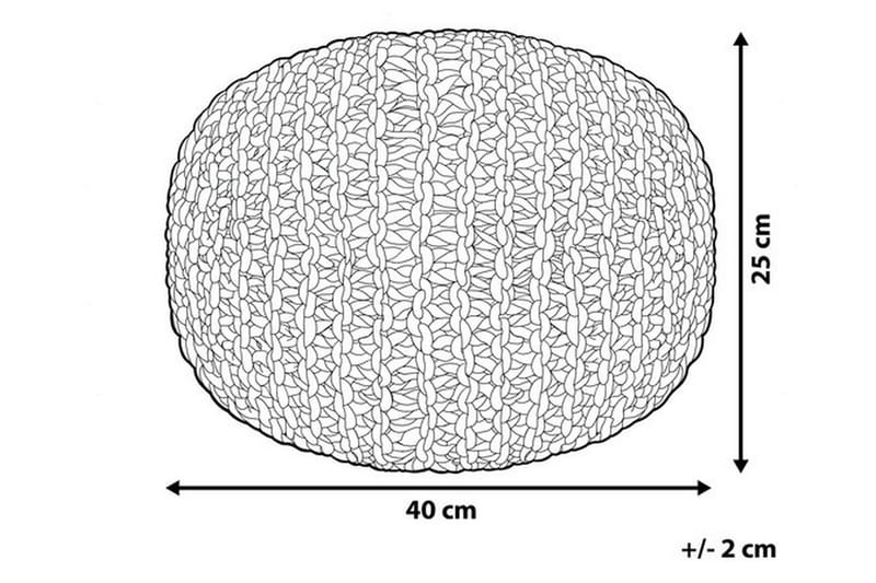 Pute Conrad 40 cm - Blå - Møbler - Stoler - Krakk - Puff