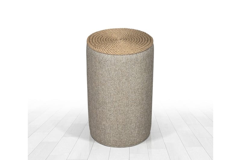 Sittepuff Arkues 31 cm - Mørkebeige - Møbler - Stoler - Krakk - Puff