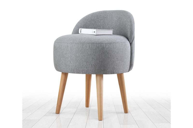 Sittepuff Hibbing 42 cm - Grå - Møbler - Stoler - Krakk - Puff