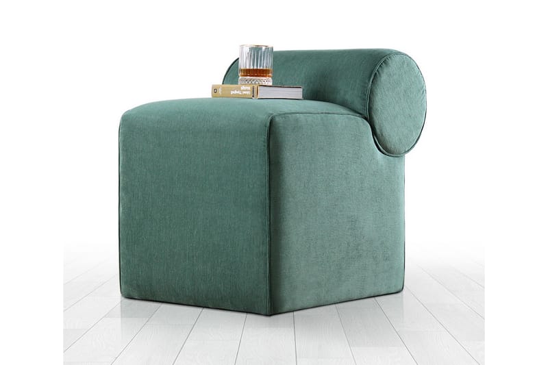 Sittepuff Linburg 45 cm - Green - Møbler - Stoler - Krakk - Puff