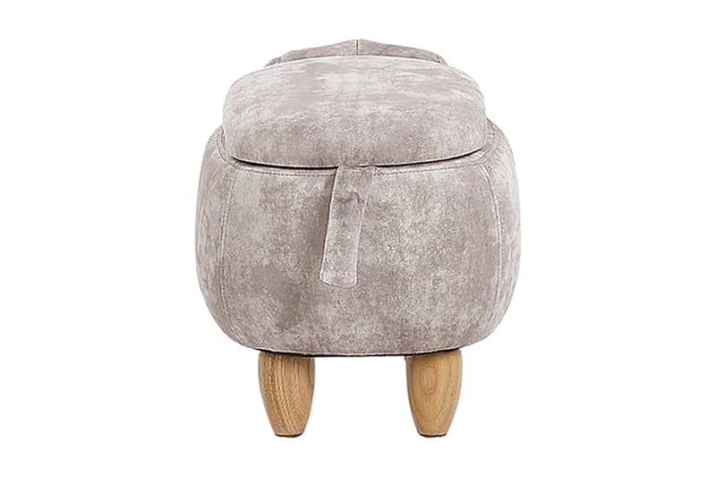 Sittepuff Mantoa med Oppbevaring - Beige - Møbler - Stoler - Krakk - Puff