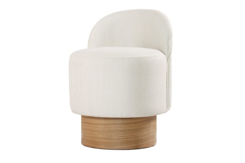 Sittepuff Muktan 47 cm - Cream - Møbler - Stoler - Krakk - Puff