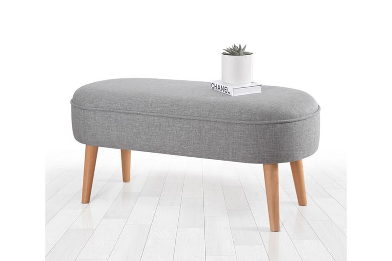 Sittepuff Neosho 100 cm - Grå - Møbler - Stoler - Krakk - Puff