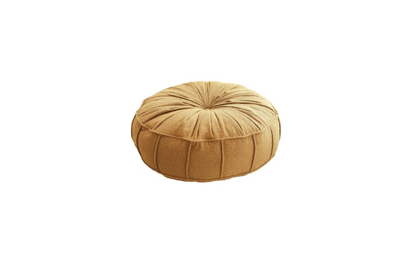 Sittepuff Vintage 60 cm - Gul - Møbler - Stoler - Krakk - Puff