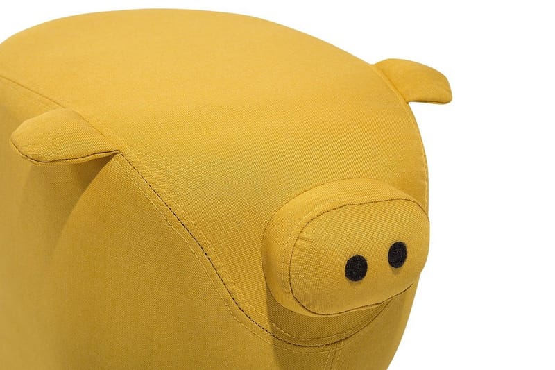 Sittepuff Piggy 50 cm - Gul - Møbler - Stoler - Krakk - Puff