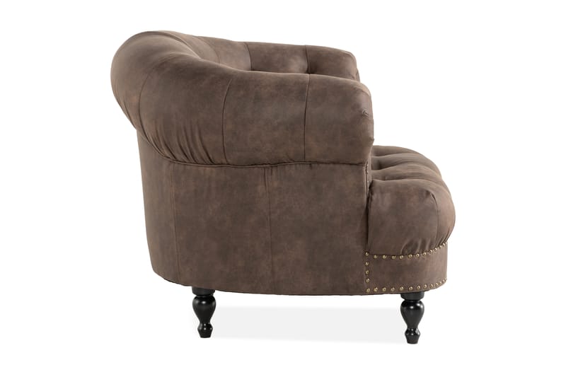 Lenestol Petitfils - Brun - Møbler - Stoler - Lenestoler - Chesterfield lenestol