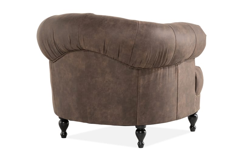 Lenestol Petitfils - Brun - Møbler - Stoler - Lenestoler - Chesterfield lenestol