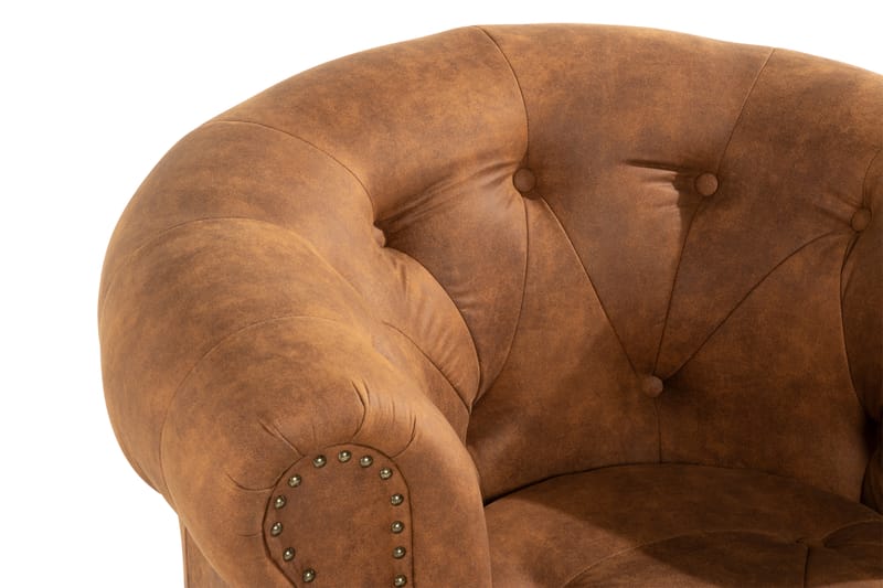 Lenestol Petitfils - Beige - Møbler - Stoler - Lenestoler - Chesterfield lenestol