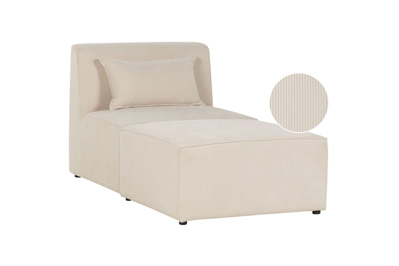 Fabjerg Sjeselong 83 cm - Beige - Møbler - Stoler - Lenestoler - Liggestol