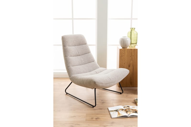 Lounge lenestol Sammo - Beige - Møbler - Stoler - Lenestoler