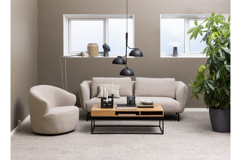 Lounge lenestol Satonari - Beige - Møbler - Stoler - Lenestoler