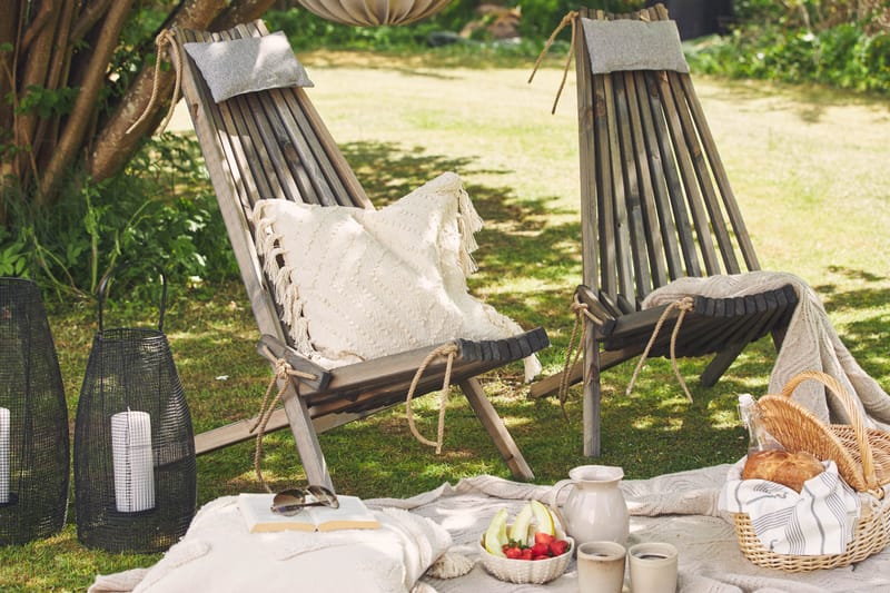 Park Solstol - Grå - Hagemøbler & utemiljø - Loungemøbler - Loungestol utendørs