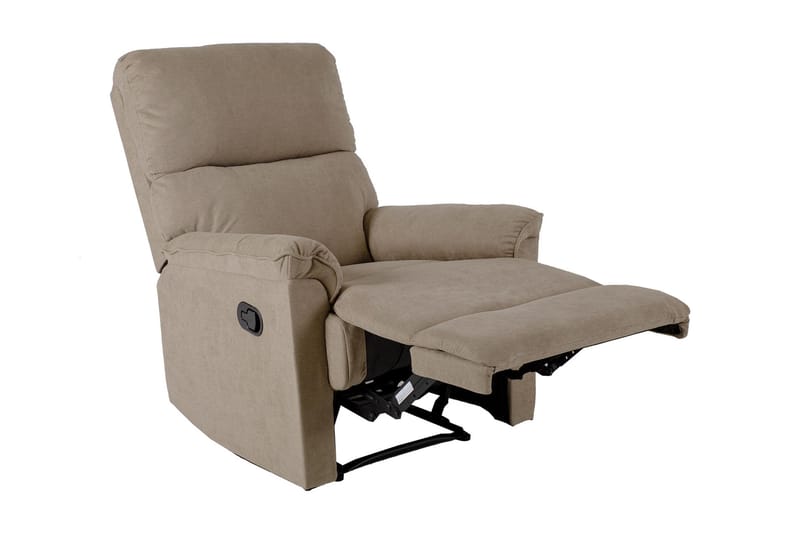 Lenestol GUSTAV 84x92x104cm mørk beige - Møbler - Stoler - Lenestoler - Recliner