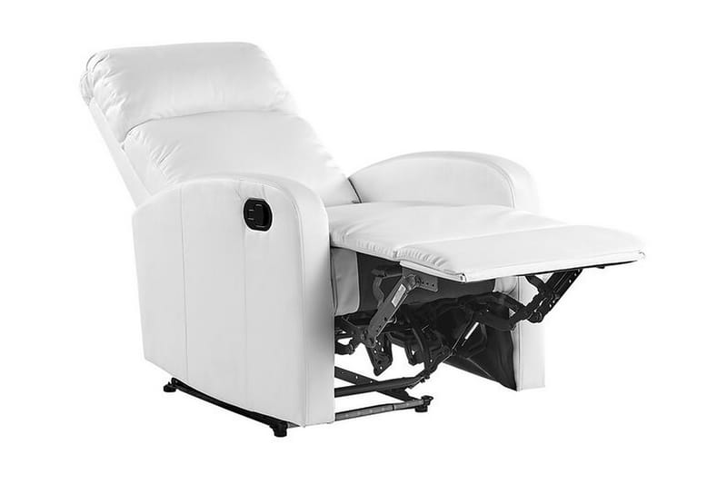 Lenestol Sampola LED-belysning + USB-port - Hvit - Møbler - Stoler - Lenestoler - Recliner