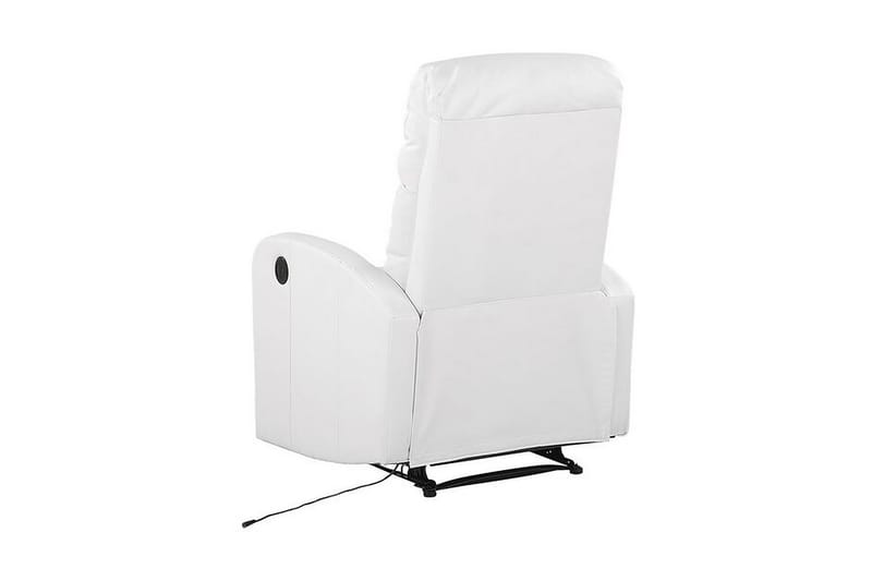 Lenestol Sampola LED-belysning + USB-port - Hvit - Møbler - Stoler - Lenestoler - Recliner