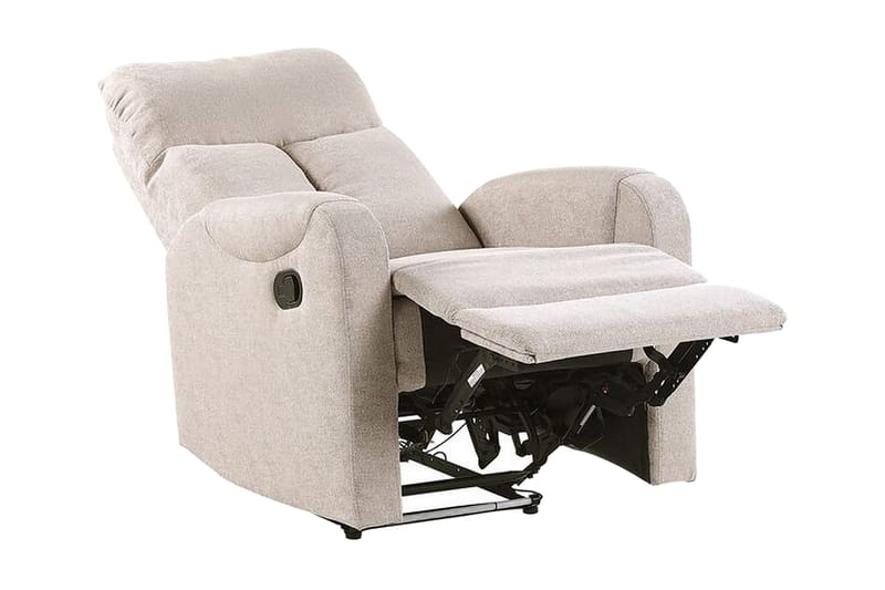 Lenestol Vakkuri LED-belysning + USB-port - Beige - Møbler - Stoler - Lenestoler - Recliner