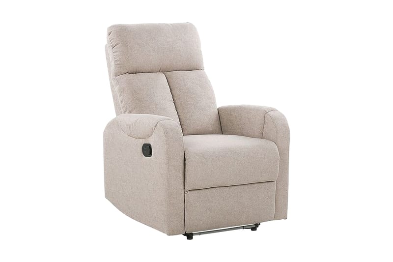 Lenestol Vakkuri LED-belysning + USB-port - Beige - Møbler - Stoler - Lenestoler - Recliner