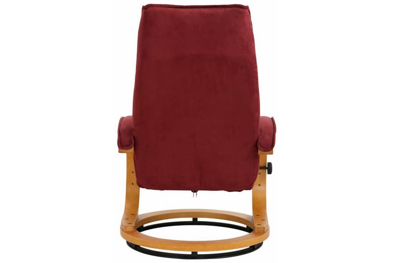 Pasha Reclinerlenestol Microfiber - Rød|Tre - Møbler - Stoler - Lenestoler - Recliner