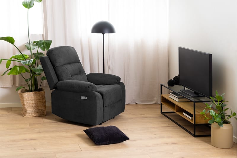 Recliner lenestol Riku - Grå - Møbler - Stoler - Lenestoler - Recliner