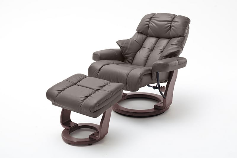 Reclinerlenestol Pelzer - Brun - Recliner - Skinnlenestol