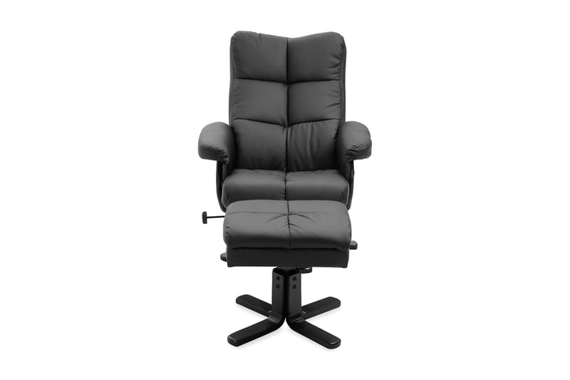 Sven Recliner med Ottoman - Sort - Møbler - Stoler - Lenestoler - Recliner