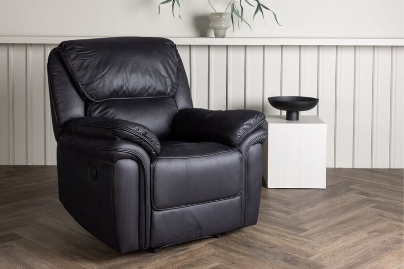 Saranda Recliner lenestol - Svart - Møbler - Stoler - Lenestoler - Recliner