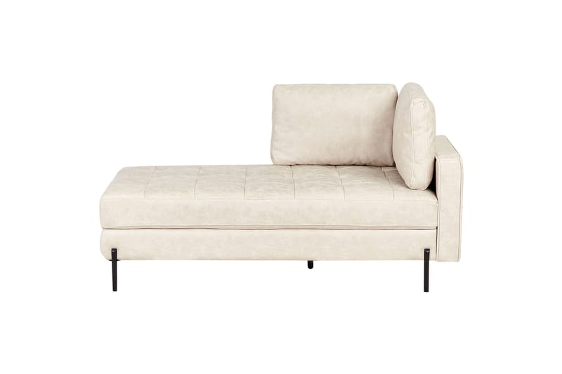 Toliman Sjeselong 172 cm Høyre - Beige/Svart - Møbler - Stoler - Lenestoler - Liggestol