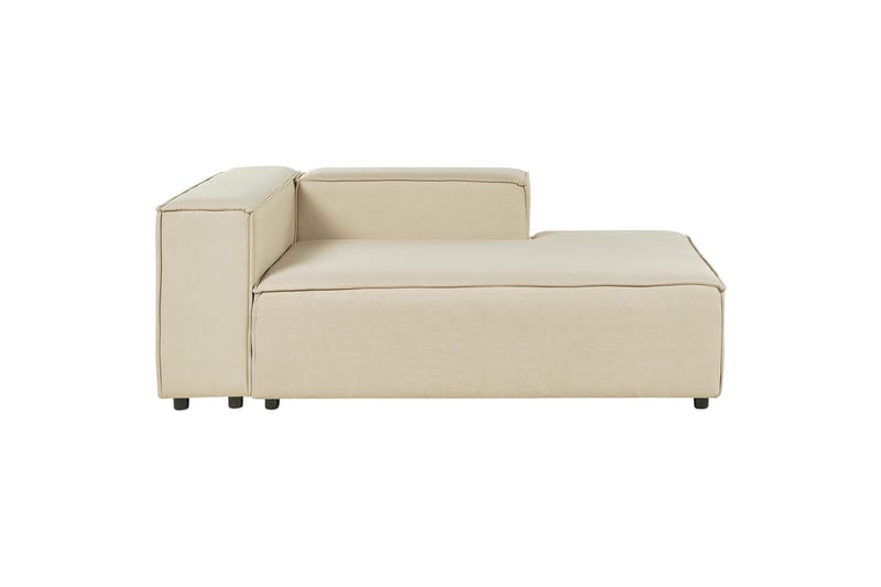 Tunda Sjeselong 119 cm Venstre - Beige/Svart - Møbler - Stoler - Lenestoler - Liggestol