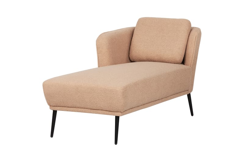 Uklund Sjeselong 148 cm Høyre - Beige/Svart - Møbler - Stoler - Lenestoler - Liggestol