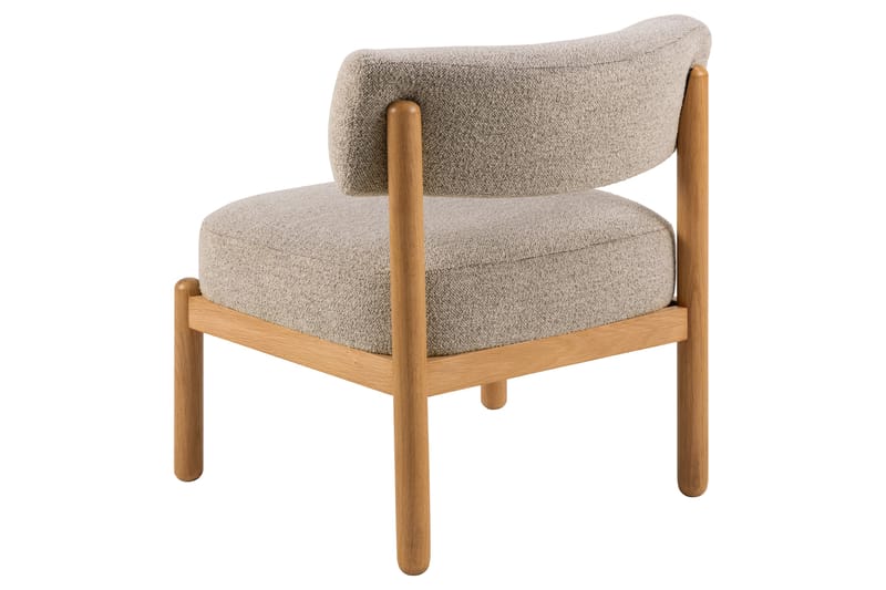 Lounge lenestol Sahana - Beige - Møbler - Stoler - Lenestoler