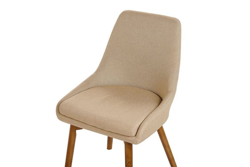 Spisestol 2 stk beige MELFORT - Beige - Møbler - Stoler - Spisestuestoler & kjøkkenstoler