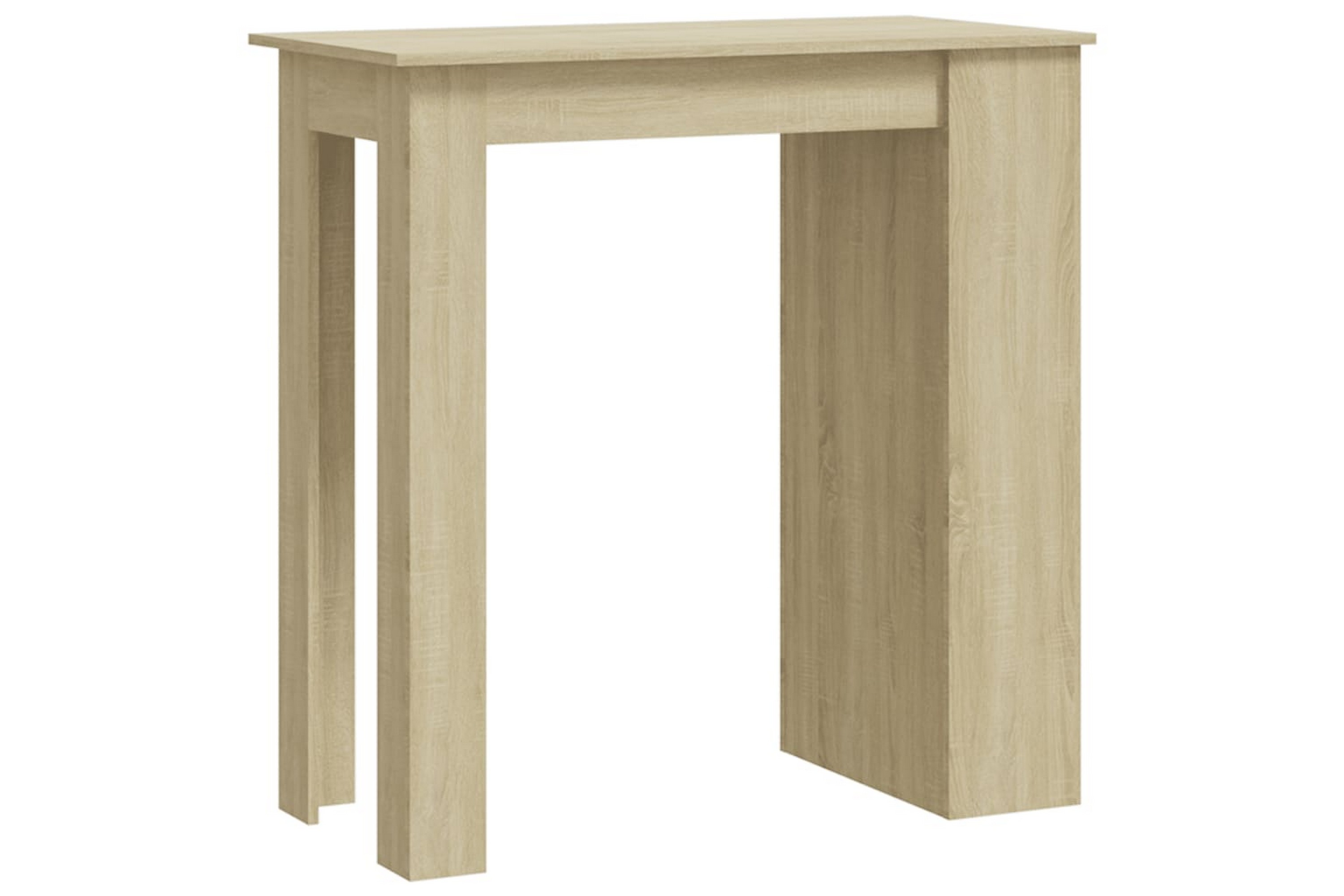 Be Basic Barbord med oppbevaringsstativ sonoma eik 102x50x103,5 cm sp - Beige