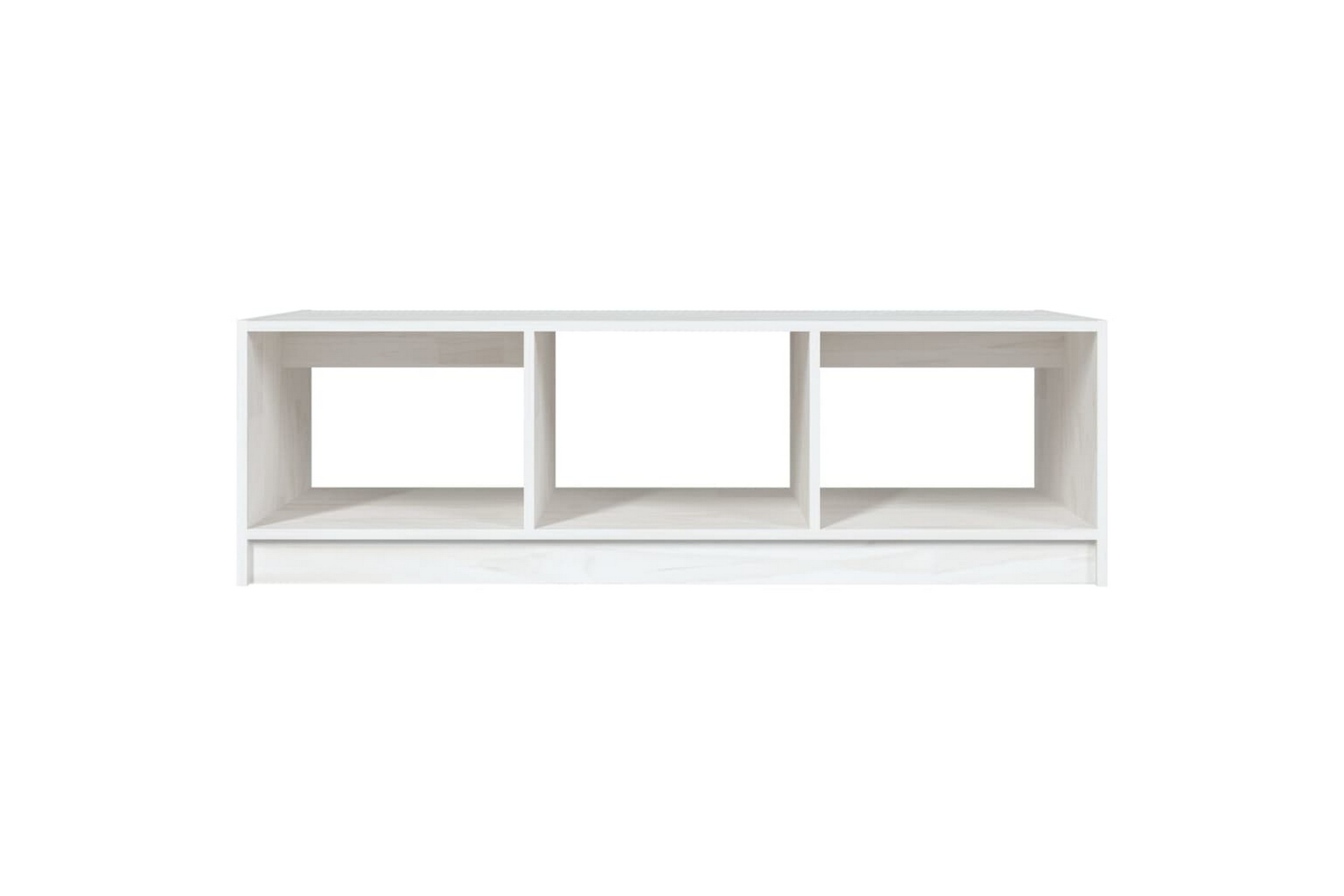 Be Basic Salongbord 110x50x34 cm heltre furu hvit - Hvit