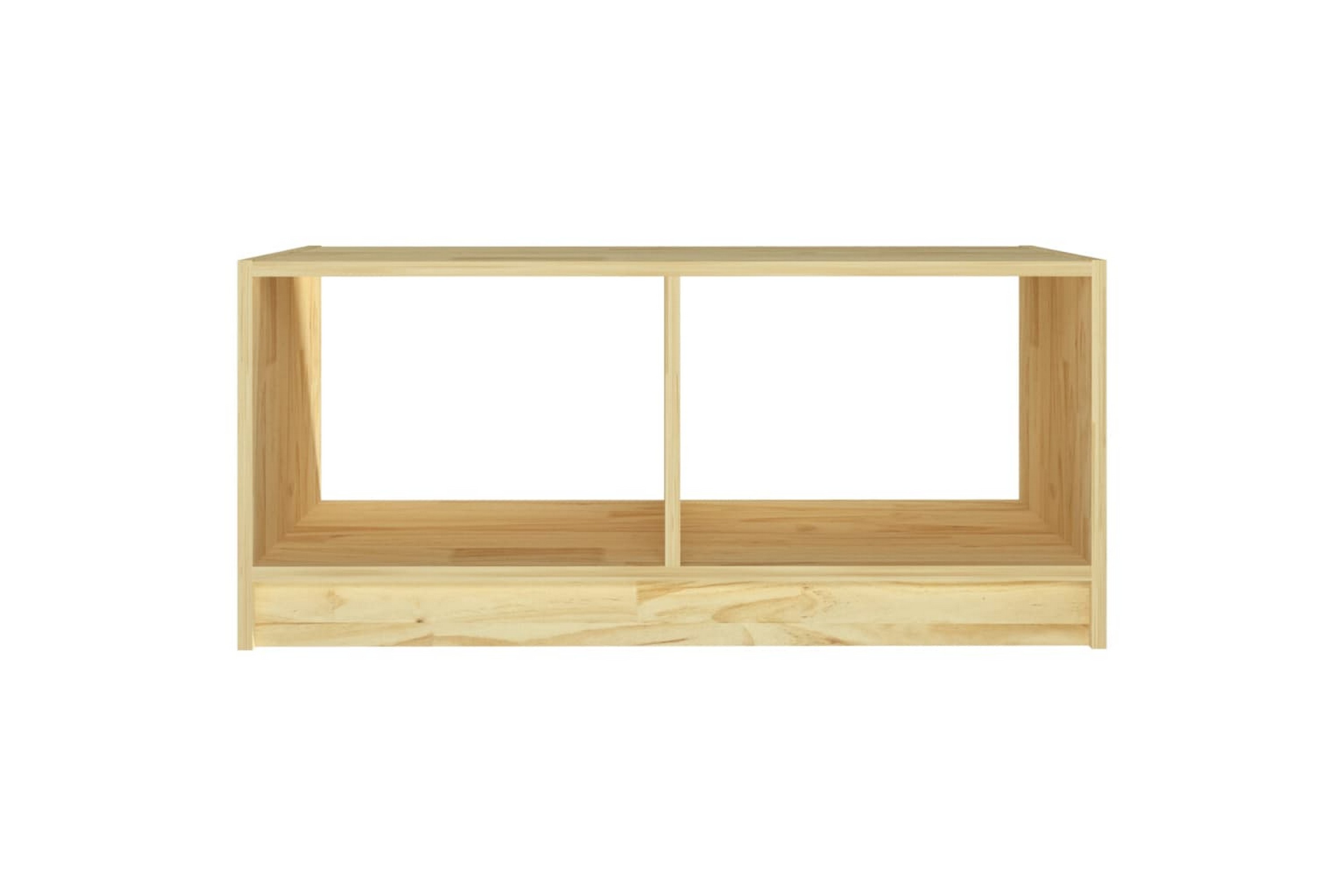 Be Basic Salongbord 75x50x33,5 cm heltre furu - Brun