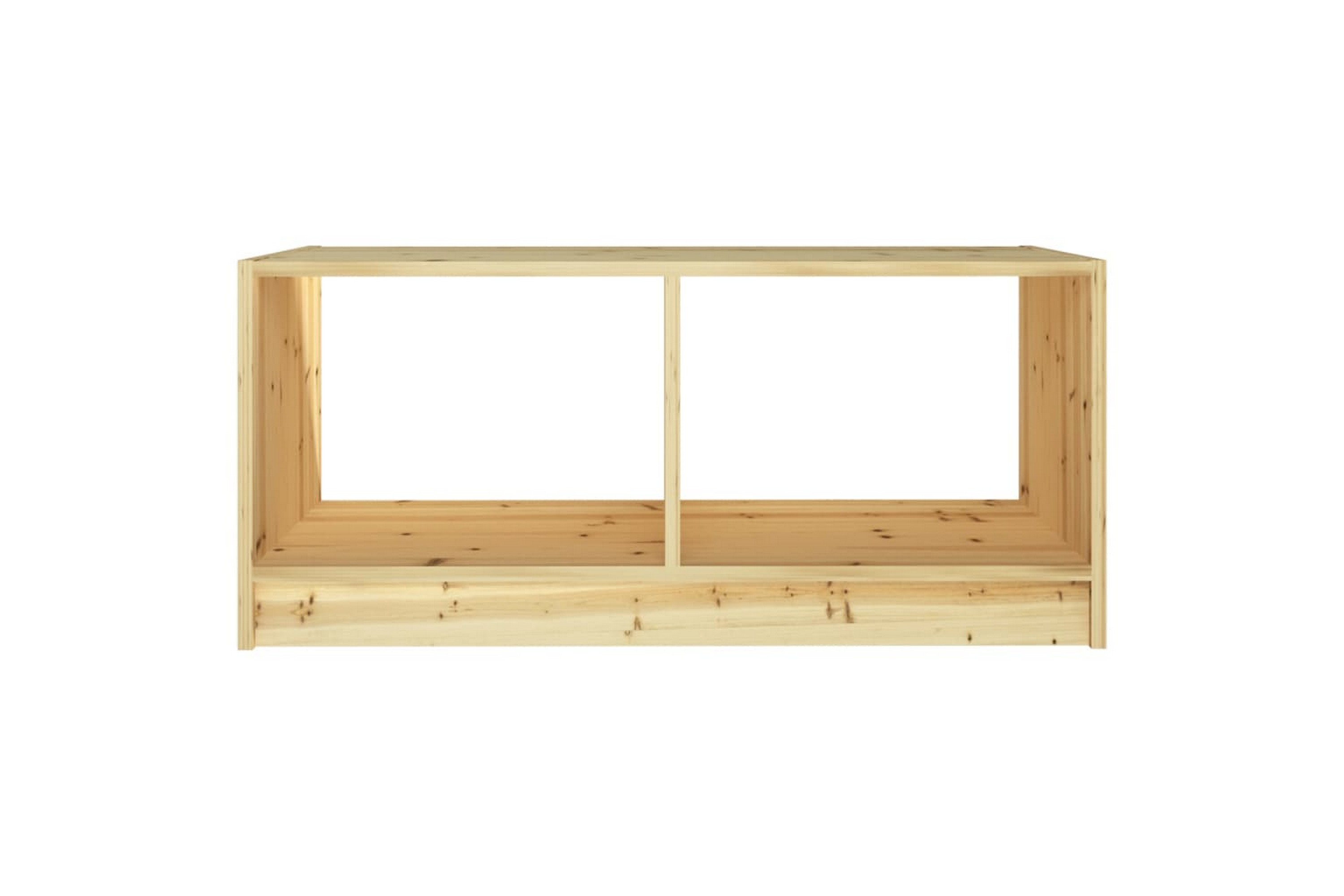 Be Basic Salongbord 75x50x33,5 cm heltre gran - Brun