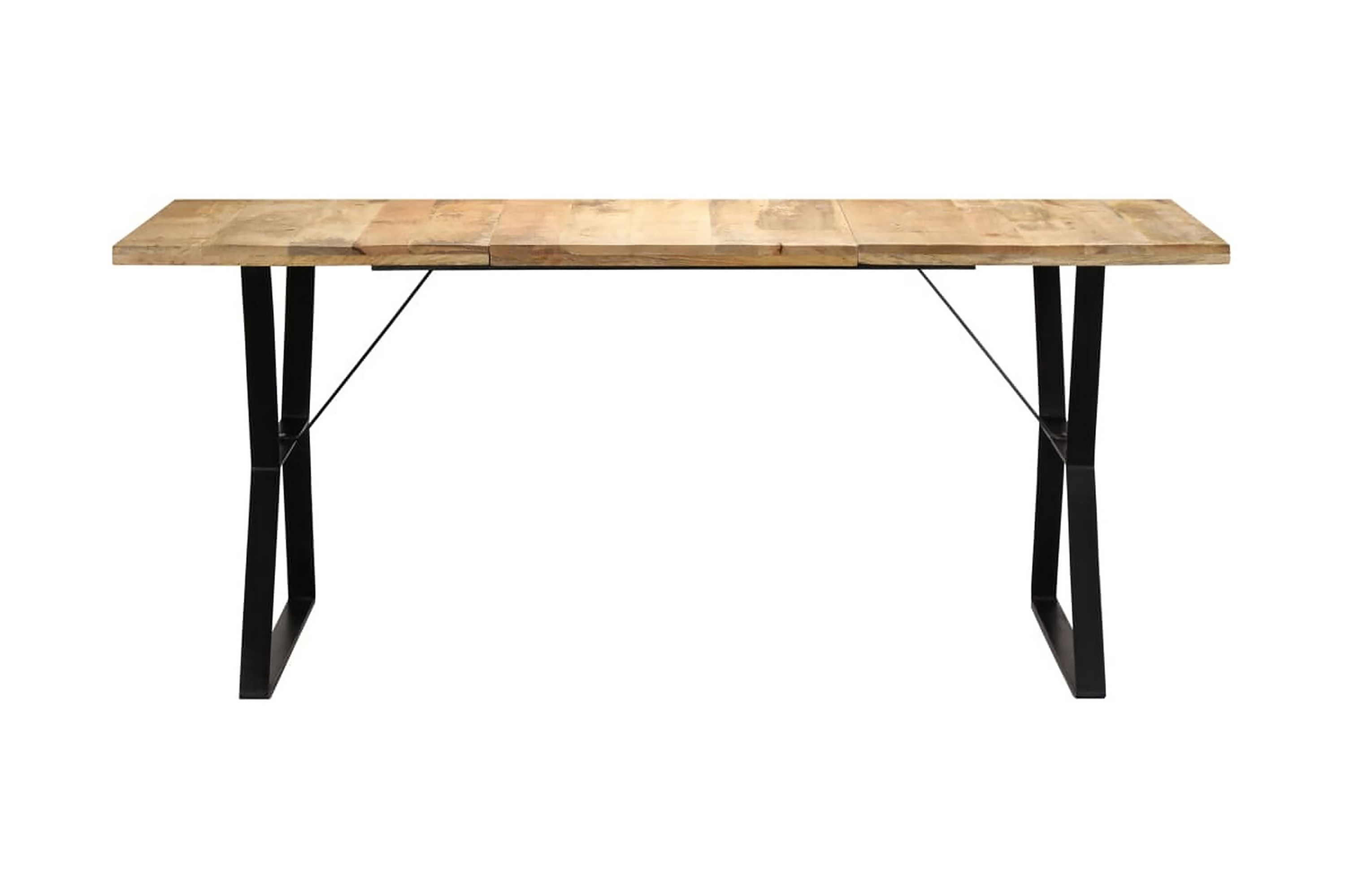 Spisebord 180x90x76 cm heltre mango - Brun