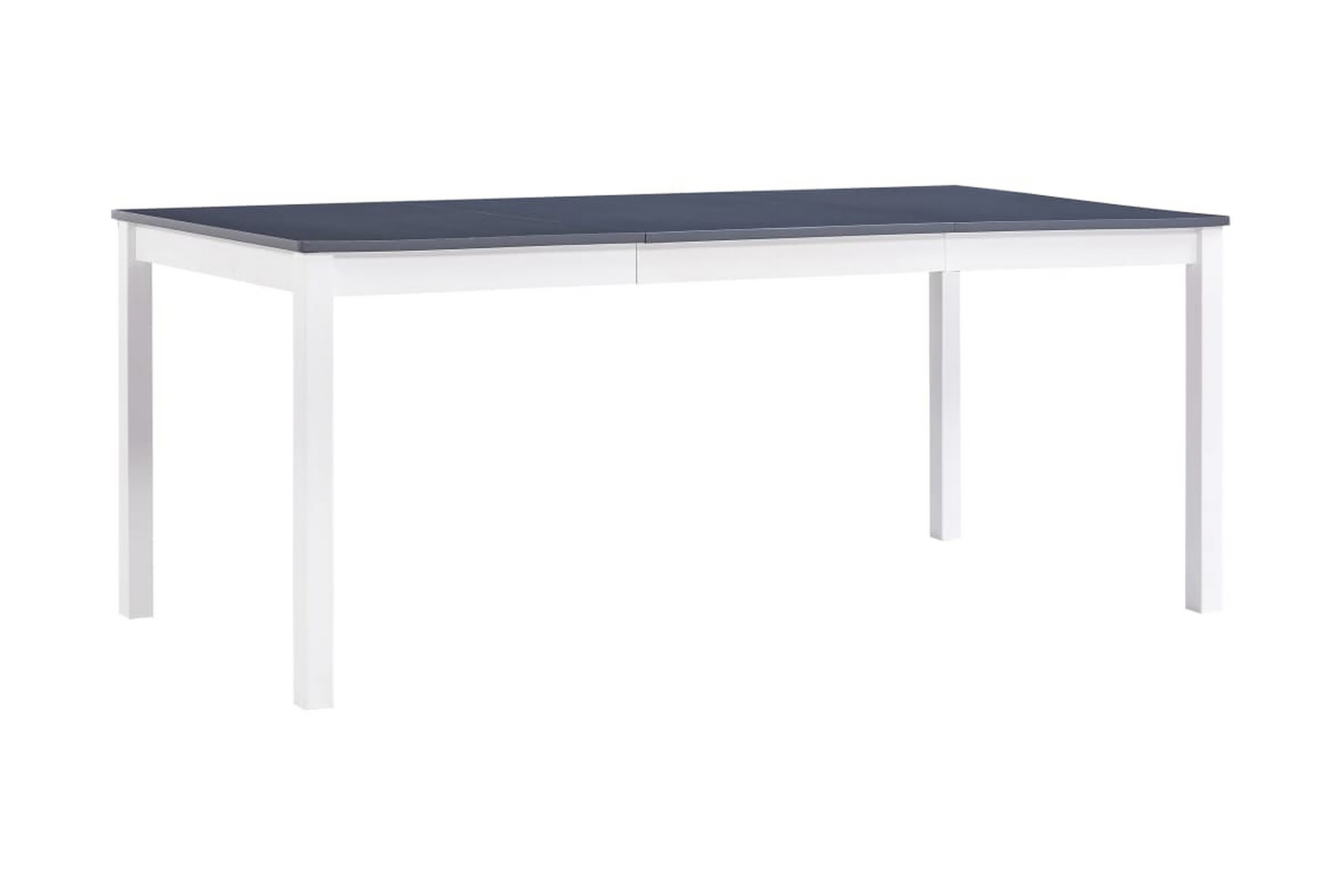 Be Basic Spisebord hvit og grå 180x90x73 cm furu - Grå